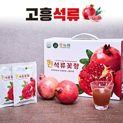 2024년 가성비 최고 석류꽃향 - [*명절특가] 고흥 퀸 석류꽃향 석류즙, 80ml, 60팩