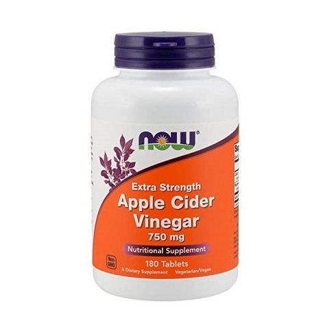 나우푸드 사과 식초 750mg 타블렛 비건, 180정, 1개