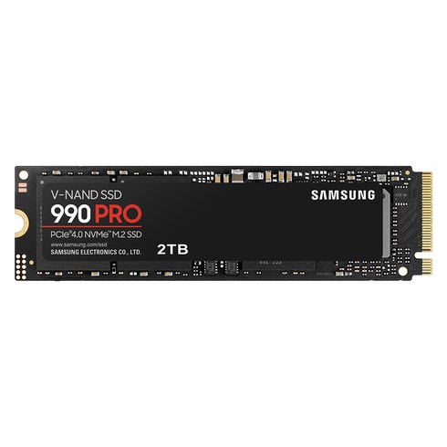 삼성전자 990 PRO M.2 NVMe (2TB) SSD, 선택1, 선택없음