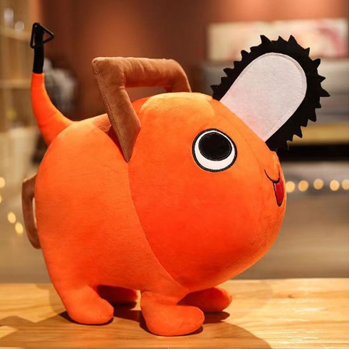 스마일 포치타인형 25cm 체인소맨 전기톱맨 귀여운 캐릭터 봉제인형