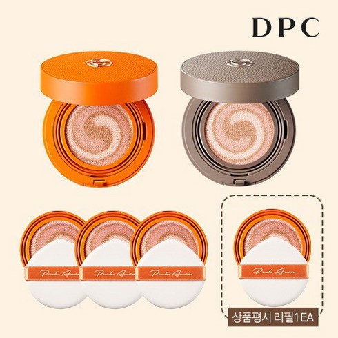 [2/기본패키지]DPC 최신상 핑크 물광쿠션 본품2+리필3, 21호, 21호