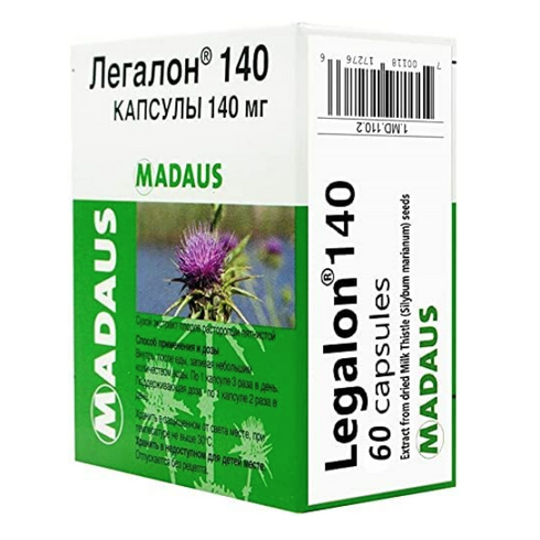 독일 MADAUS LEGALON 레가론 140mg 60캡슐 1팩, 1개, 60개