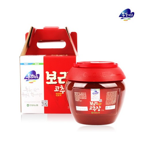[영월농협] 동강마루 보리고추장 2kg(PET용기), 1개, 2kg