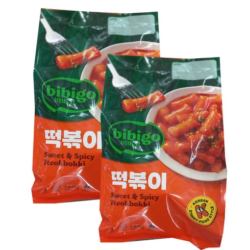 비비고떡볶이 - 코스트코 비비고 떡볶이, 1.44kg, 2개