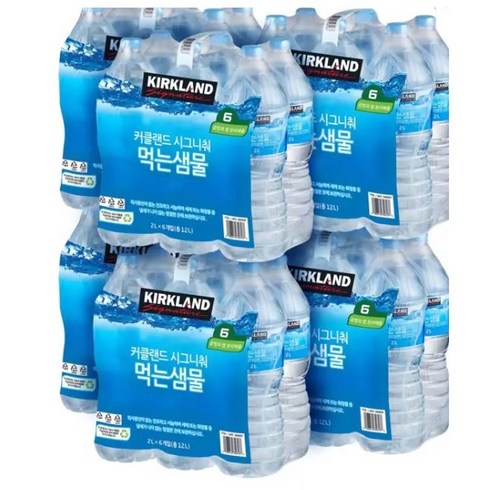 커클랜드 코스트코 생수 먹는 샘물2L x 6 6팩, 36개, 2L