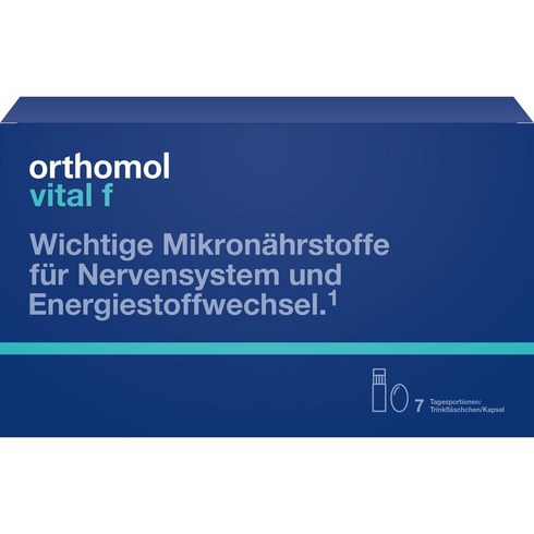 [독일 내수 정품](오쏘몰) ORTHOMOL Vital F TrinkfläschchenKaps.Kombipack. 7St, 1개