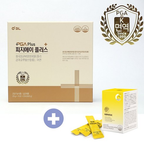 피지에이 플러스 30일분 PGA-K 폴리감마글루탐산칼륨 NK세포 활성 면역력 높이는 영양제
