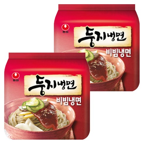 농심 둥지 비빔냉면 162g X 8봉, 8개