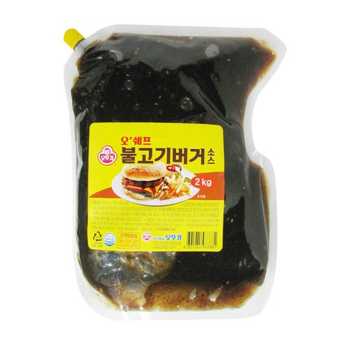 오쉐프 불고기버거소스_2kg(파우치), 2kg, 1개