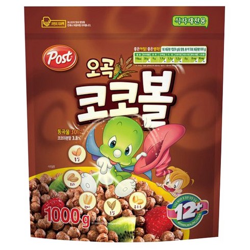 포스트 오곡 코코볼 시리얼, 1kg, 1개