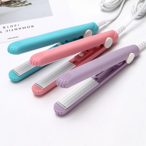 콘펌 볼륨매트 뿌리 밀이삭 옥수수수염녀 롤바 전기 인펌 집게 물결 웨이브, 색깔3, 하나