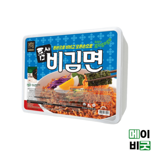 점보라면 - GS25 대왕 점보도시락 4탄 비빔면 비김면 942g + KCK리테일 젓가락, 1개