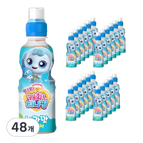 웅진 캐치 티니핑 사과맛, 48개, 200ml