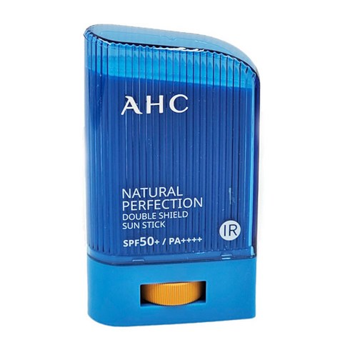 [AHC] 내추럴 퍼펙션 더블 자외선차단 선스틱 대용량 22g 2개 SPF50+/PA+++, 상세 설명 참조