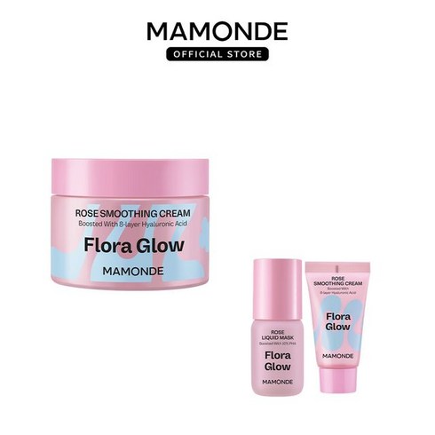 [마몽드] 플로라글로우 로즈 스무딩 크림 50ml, 상세 설명 참조