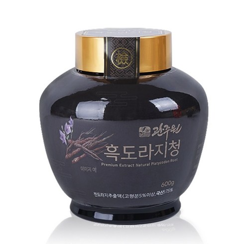 관주원 흑도라지청 600g 대용량 도라지청, 1개