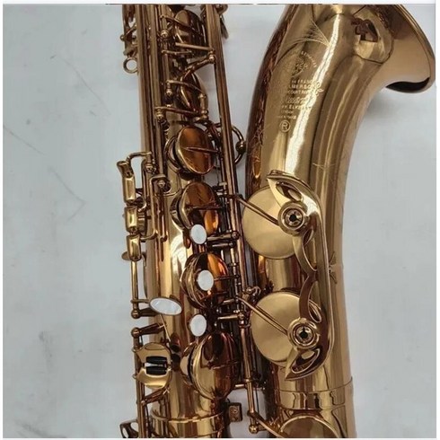 색소폰 실제 사진 VI 테너 색소폰 참조 골동품 구리 B 플랫 목관악기 케이스 마우스 피스 리드 넥 포함, 한개옵션0