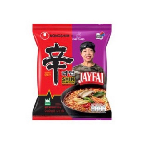 신라면 셰프 쩨파이 농심 신라면 똠얌면 SHIN RAMYUN JAYFAI 123g x 2봉(1세트), 1세트