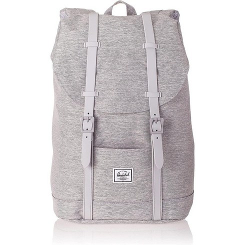 Herschel Retreat 백팩 19.5L, 밝은 회색 크로스해칭회색 고무