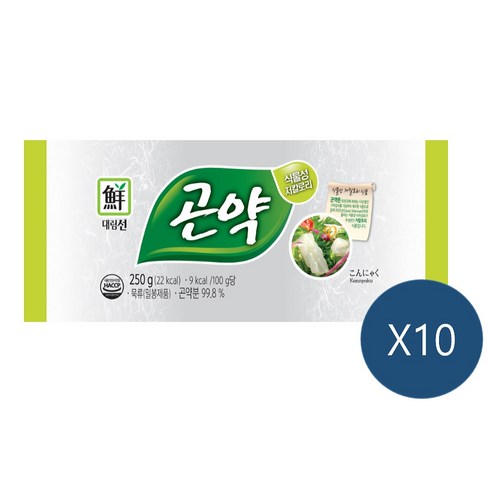 사조대림 묵곤약 250gx10개 (상온제품), 250g, 10개