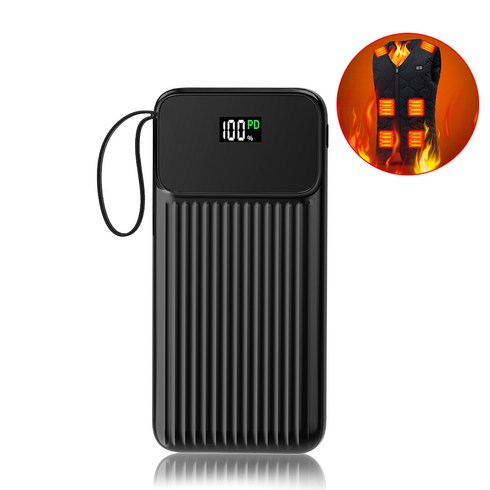 발열조끼 보조밧데리 20000mAh 전용배터리 USB 대용량 PPS DP고속충전 일체형