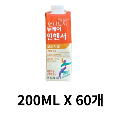 뉴케어 인핸서 암환자 영양식, 6L, 5개