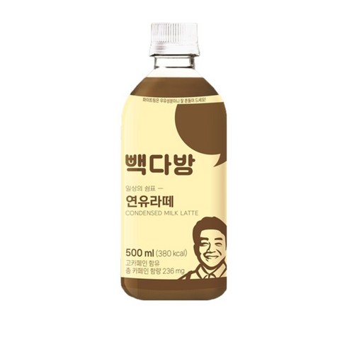 빽다방 - 빽다방 연유라떼, 3개, 500ml