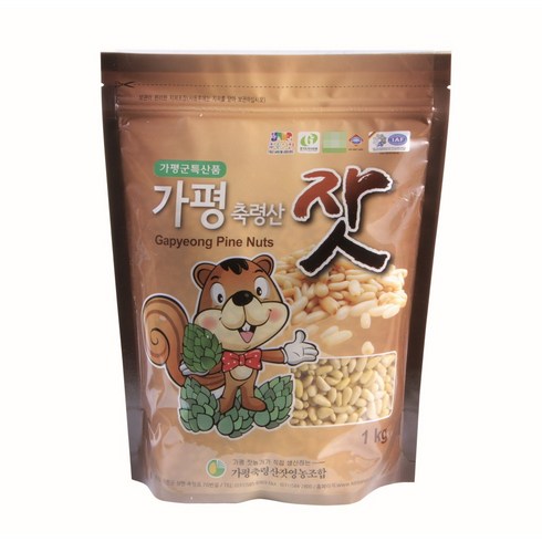 특등급 가평잣  500g - 가평군농협 무농약 국산 가평잣 2023년 햇잣 황잣 백잣 봉지 지퍼 1kg, 1개