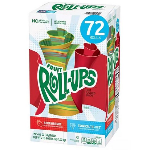 후르츠 롤업 Fruit Roll ups 프룻롤업 72개 대용량 버라이어티 팩 1.02kg, 1개