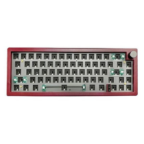 무선기계식키보드 GMK67 게임용 키보드 사용 RGB 백라이트 게임 녹색 기계식키보드, Style H, 단일옵션