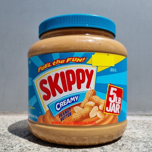 대용량땅콩버터 - 코스트코 SKIPPY 크리미 피넛 버터 2.27KG 대용량 땅콩잼, 1개