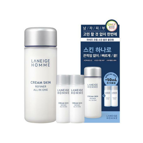 [특별기획] 라네즈옴므 크림 스킨 옴므 올인원 150ml 기획(+25ml+25ml 증정), 1개, 200ml