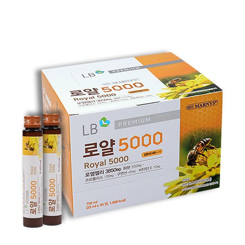 마니스 로얄5000 25mlx30병 로열젤리 프로폴리스, 30개, 25ml