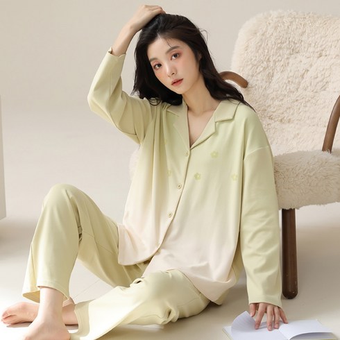 2023년 가성비 최고 수면잠옷세트 - ANYOU 여자 추동 수면잠옷 부드럽고 편안한 여성수면잠옷