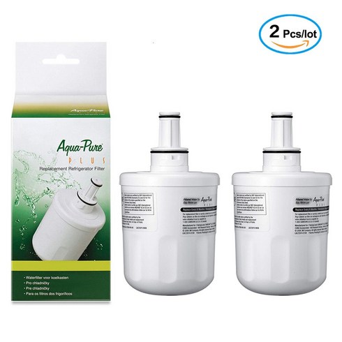 교체 삼성 제품 DA29-00003F 아쿠아 퓨어 플러스 냉장고 워터 필터 2 pcs, 2  PCS