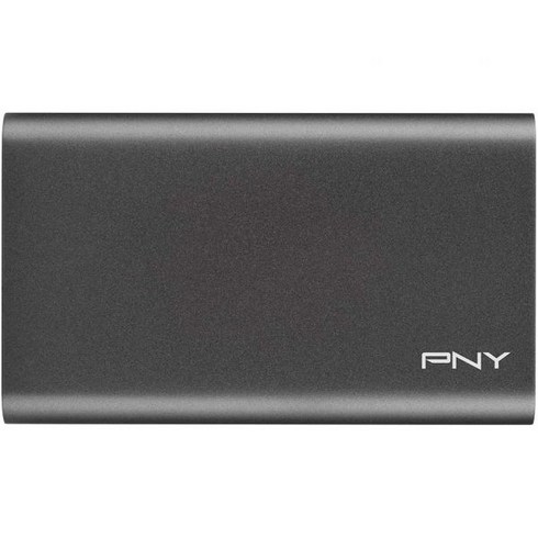 엘리트드라이브 - PNY Elite 480GB USB 3.1 Gen 1 휴대용 솔리드 스테이트 드라이브 (SSD)