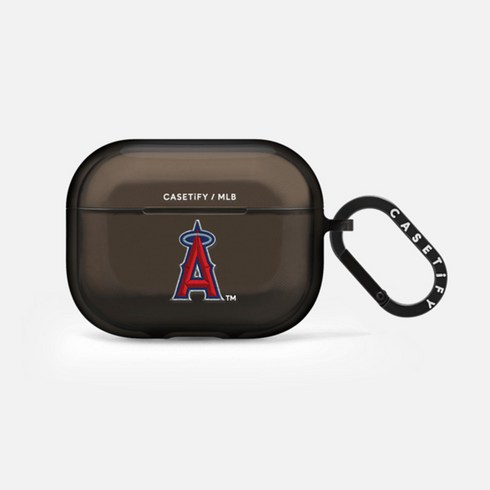 케이스티파이 CASETiFY 에어팟 프로 2세대 임팩트 케이스 LOS ANGELES ANGELS 로고 Embroidery Black