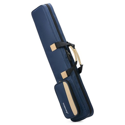 튼튼한 휴대용 당구 큐 가방 당 구케이스 투명그립 당구팁, M-53 블루 (길이75cm)