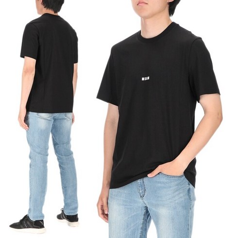 [MSGM] 로고 2000MM500 200002 99 남성 반팔티셔츠