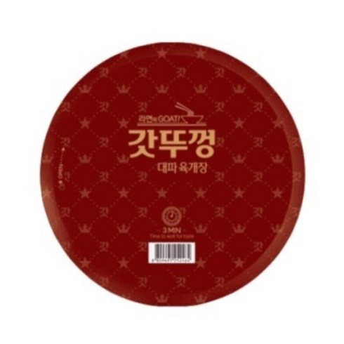 팔도 컵라면 갓뚜껑 대파육개장 115g x 12(1box)