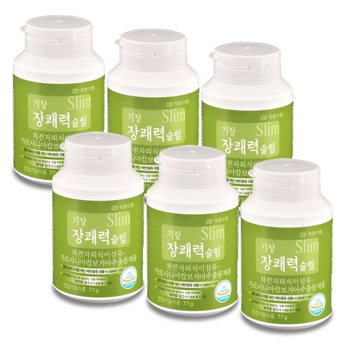 기장 장쾌력 슬림 6주 (6통), 6개, 77g
