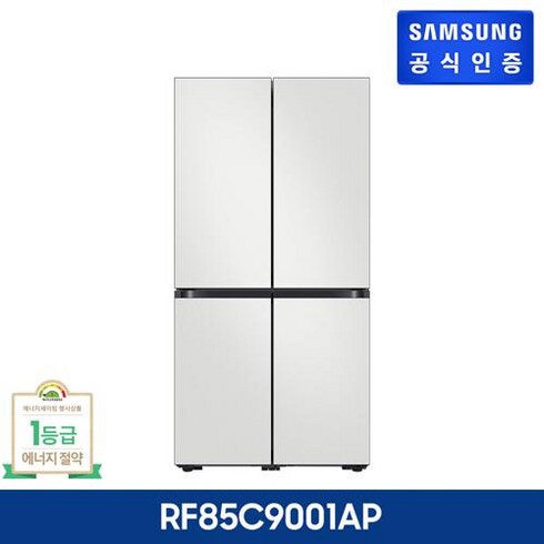 삼성 1등급 비스포크 4도어 875L [RF85C9001AP] 코타, 화이트