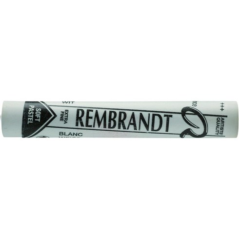 렘브란트 소프트 파스텔 - 100.5 화이트 Rembrandt Soft Pastel - 100.5 White, Individual