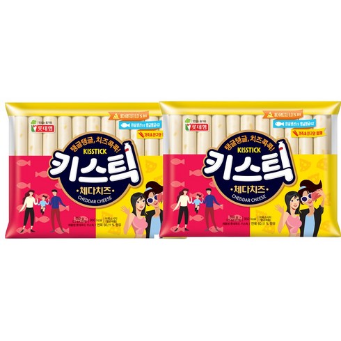 롯데푸드 키스틱 소시지, 550g, 2개