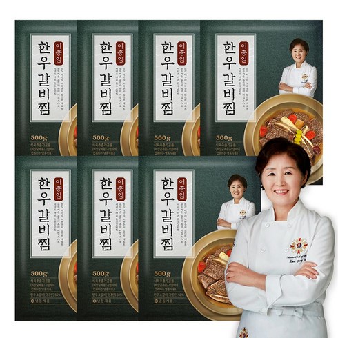 고기명가 한우갈비찜 - 이종임 고기많은 한우 갈비찜 500g 7팩, 7개