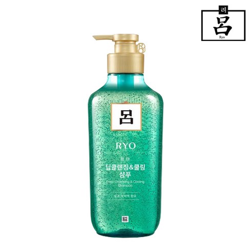 려 청아 딥클렌징 쿨링 샴푸, 550ml, 5개