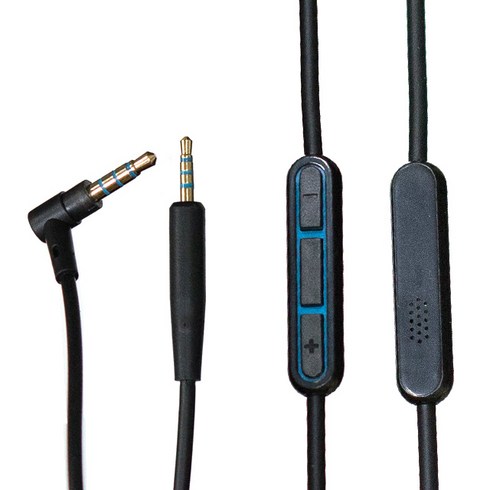 국내배송 BOSE 보스 컴포트 이어폰 헤드폰셋 케이블 QC35 QC25, Mic_Black