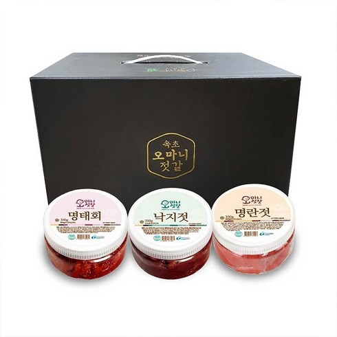 2023년 가성비 최고 명란선물세트 - [선물세트]오마니 젓갈세트 3개세트(명란+낙지+명태회)
