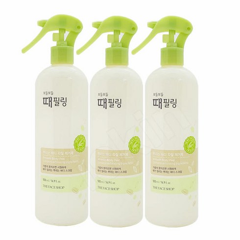 보들보들때필링 - 1+1+1 더페이스샵 보들보들 때 필링500ml, 1세트