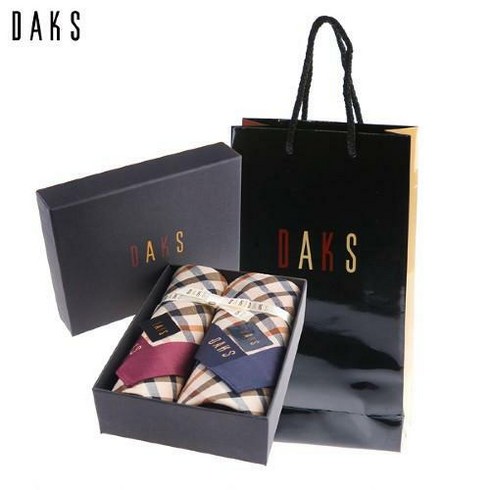 2023년 가성비 최고 닥스손수건 - [AK PLAZA] [닥스] 2매세트 손수건 18종 택 1 (D)